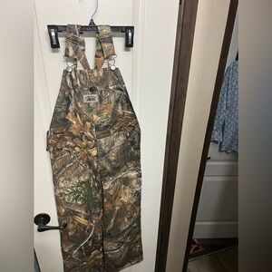Boys camo overalls